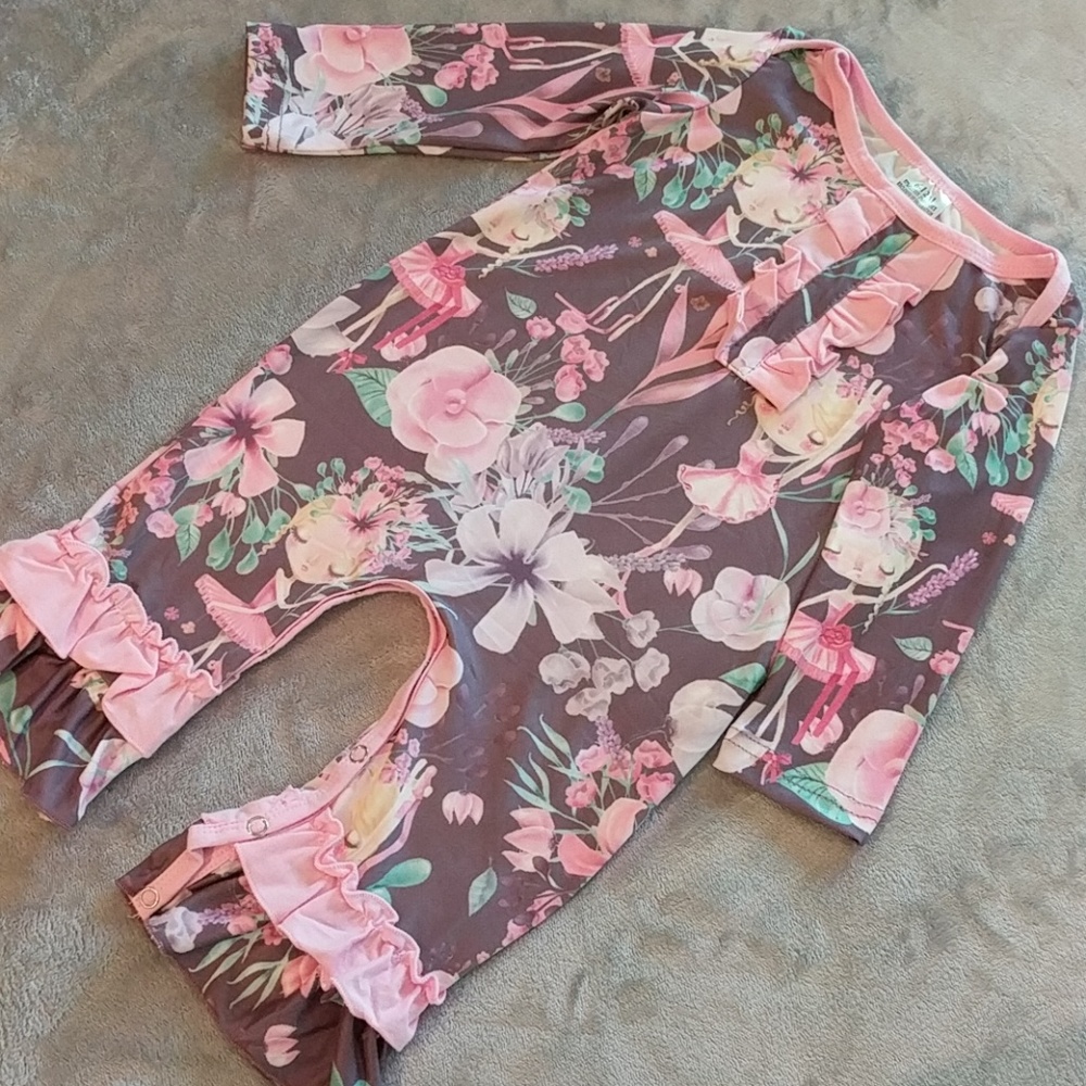 Girls Ballerina Romper